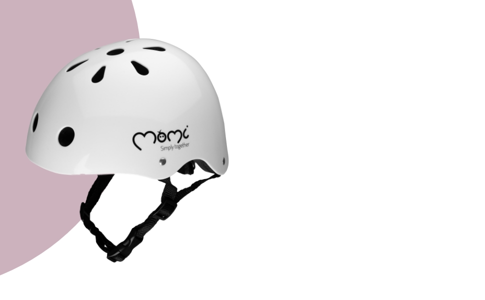 MoMi MIMI children's protective helmet in use