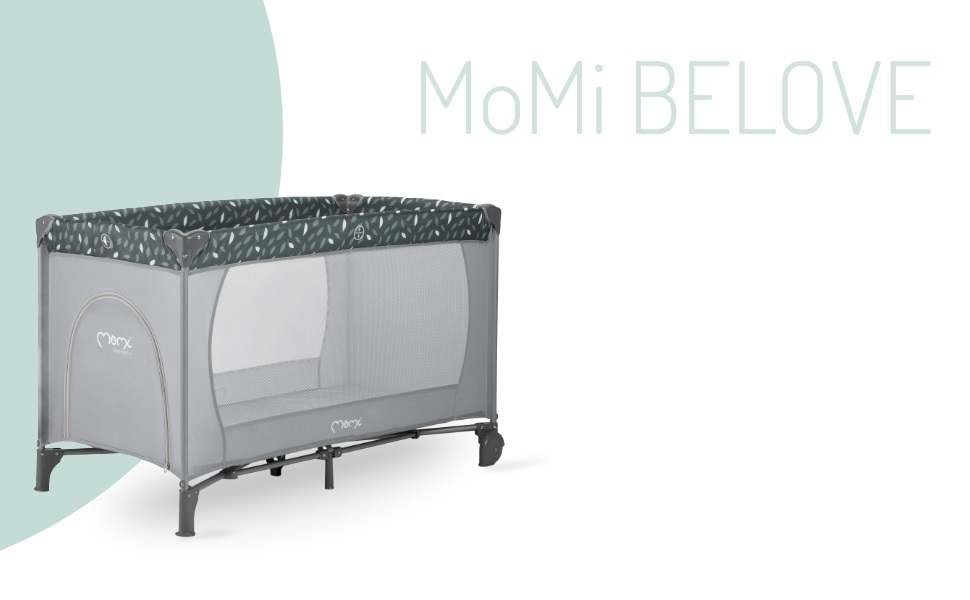 MoMi BELOVED lettino da viaggio – funzionalità e sicurezza