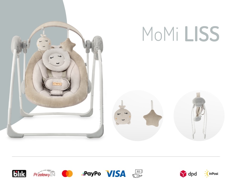 MoMi LISS baby swing - comfort and functionality